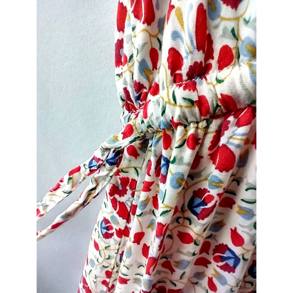 NWOT Max Studio Sundress Boho Indie Folk Cottagecore PA Dutch Floral Pattern 3X - Picture 3 of 5